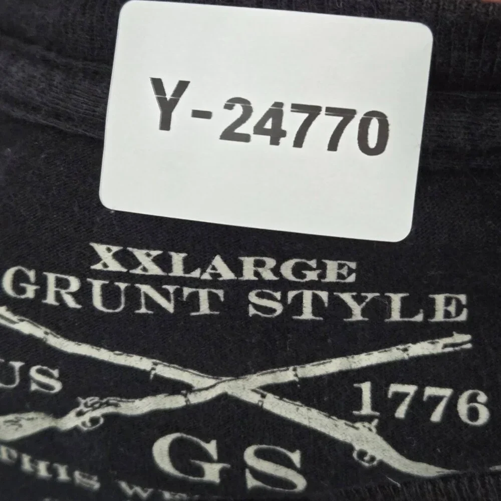 Grunt Style Men Shirt 2XL Black Beer Me St. Patrick‎ Graphic Print Short Sleeve